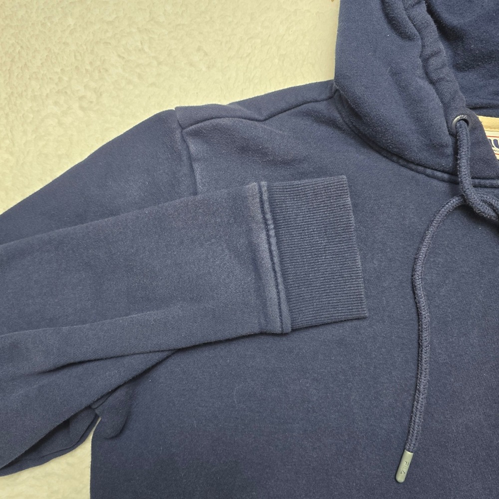 FILA Hoodie Mens Size S‎ Small Sweatshirt Pullover Blue Embroidered Logo - Picture 3 of 13